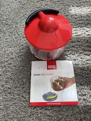 Kuhn Rikon Swiss Pull Chop Manual Food Chopper Hand Pull Cord AG683