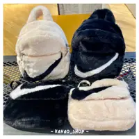 在飛比找蝦皮購物優惠-KAHAO_SHOP｜Nike Swoosh 毛毛後背包 大