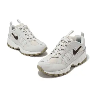 【NIKE 耐吉】慢跑鞋 Air Humara SE 女鞋 米白 棕 皮革 帆布 Zoom 氣墊 抓地 運動鞋(FZ3763-104)