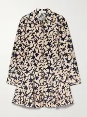[Ulla Johnson] Ulla Johnson - Roanne Printed Crepe Mini Dress - White - US2 US 2 White