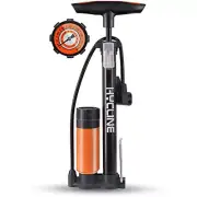 Hycline Bike Pump with Gauge, Bicycle Pump with Both Presta and Schrader, Bike