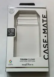 NEW Case-Mate Tough Clear Slim Protective Case for Google Pixel 7a (6.1") Only