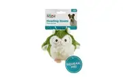 Howling Hoots Durable Plush Dog Toy (Green)