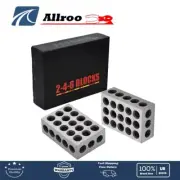 1 Matched Pair 2-4-6 Blocks 23 Holes .0002" Machinist Precision 246 Jig