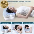 Memory Foam Cervical Neck Pillow Orthopedic Contour for Pain Relief Sleeping
