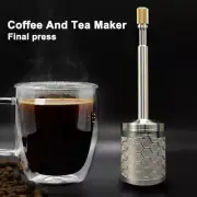 Portable French Coffee and Tea Final Press Maker Coffee Reusable Full Bodied