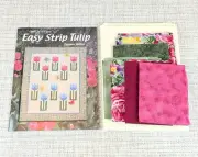Eleanor Burns Quilt in a Day EASY STRIP TULIP Wallhanging Kit & Pattern Book