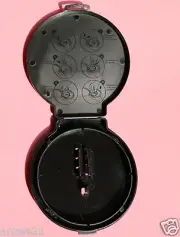 Small PVC Plastic box Case for Dual ear Headset Microphone Protect your Mic
