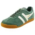 Gola Harrier Mens Classic Trainers in Green Off White