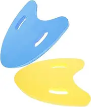 2Pcs Swimming Float Kick Board for Beginners Swim Training Aid Durable Floating Plate for Strengthening Back Shoulders for Swim Practice Fitness