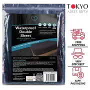 Eroticgel DOUBLE Waterproof Fitted Sheet Nuru Massage Bedsheet Cover Protector
