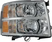 Right Headlight Assembly Passenger Side Compatible with 2007-2013 Chevrolet Silverado 1500 2007-2014 Silverado 2500 HD Silverado 3500 HD GM2503280