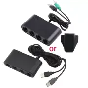 4 Ports Converter for GameCube for Controller USB Adapter for for NGC/