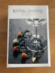 Royal Limited - Crystal Glass Wine Charms - Fruit Shaped - Set of 6 New in Box