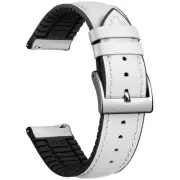 Leather Watch Bands Quick Release 14mm-22mm Breathable Micro-Perforated Leath...