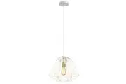MARTE Pendant Lamp Light Interior ES 72W White Iron Cage Antique Brass OD395x H350mm