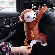 DAMEING Creative Monkey Tissue Box Cartoon Tissue Cover Paper Holder Napkin Box Paper Storage for Car Home Bathroom