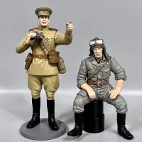 在飛比找蝦皮購物優惠-原裝仿真實心兵人二戰軍兵師人偶手辦場景擺件模型玩具