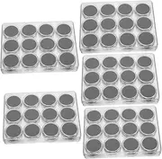 TOKIDNY 1 Set Gemstone Display Case with Clear Lid Holder for Rings and Jewelry Storage Stylish Organizer for Collectors and present Giving