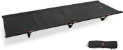 GO2GETHER Foldable 4lb Camping Cot, Durable Travel Tent Cot, Ultralight w/ Bag
