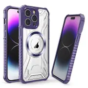 For iPhone 14 CD Texture Magsafe Phone Case - Sapphire