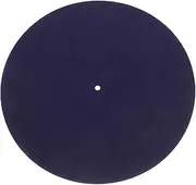 Turntable Mat Felt Disc Pad Vinyl Record Mat Turntable Platter Mat Anti-Vibration for Vinyl Record Players Accessories Navy