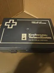 Vintage Hartmann German First Aid Kit Kraftwagen Verbandkasten