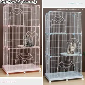 愛麗思 IRIS 三層高級電鍍寵物籠 多層貓籠 室內籠 PEC-903（附輪）清掃好方便，每件7,780元