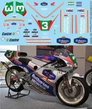 1/12 Water Decals for NSR250 Luca Cadalora 1991 TB Decal TBD656