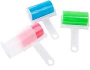3X Sticky Pet Hair Dust Cleaning Washable Brush Lint Roller Dog Clothes Remover， Reusable Lint Rollers