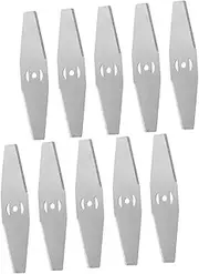Replacement Mower Blades Set 10pcs Steel Trimmer Attachments for Quick and Easy Mowing