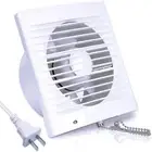 4 Inch Wall-Mounted Exhaust Fan, 12W Ventilation Extractor with Anti-backflow...