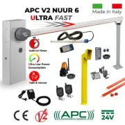 Italian-Made Boom Gate Operator Comfort Secure Access Control Kit LV Powered