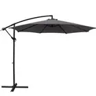 Instahut Outdoor Umbrella Cantilever UV Garden Shade Patio Umbrellas Charcoal 3M