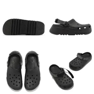 【Crocs】洞洞鞋 Hiker Xscape Clog 男鞋 女鞋 黑 經典獵戶 克駱格 厚底 卡駱馳(208365001)