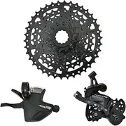 microSHIFT Acolyte Super Short 1x8 SPD Groupset MTB Drivetrain for 20" Wheel, MIS2821