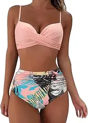 [IWIHMIV] Womens Bathing Suit Bikini Set for Women Womens Swimsuit Bathing Suit Women High Waisted Swimsuit Bathing Suit