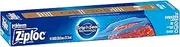 Ziploc Freezer Bags Large, Resealable & Reusable Food Storage, Microwave Safe and BPA Free, 14-Pack