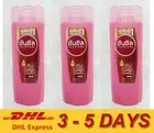 3 x Sunsilk Co Creations pink Hair Shampoo Smooth Long Hair Keratin Yoghurt 60ml
