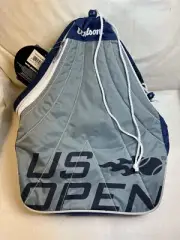 Wilson US Open Tennis Backpack Sling Bag - Grey White Blue - BRAND NEW!