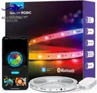 RGBIC LED Strip Lights, 5M Smart LED Lights for Bedroom, Bluetooth LED Lights AP