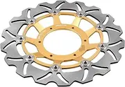 Motorcycle Front Left Brake Disc Rotor Compatible With CBR 250R 2010 2011 2012 CNC Aluminum 1Pcs