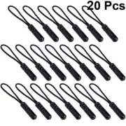 20PCS Cylinder Head Zipper Puller Clothing Plastic Zipper Head Compact Zipper