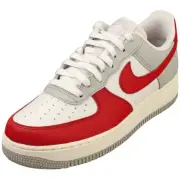 Nike Air Force 1 07 Lv8 Mens Fashion Trainers in Grey White