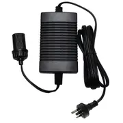Koolatron 230 Volt AC to 12 Volt DC Power Adapter w/ Circuit Breaker, 12V 5A DC Power Converter, Black, 6 Ft (1.8 m) Cord for Portable Devices, Compressor, Car Fridge, and More