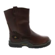 Wolverine Raider Durashocks Wellington Insulated 10" Mens Brown Work Boots 14