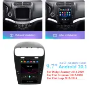 9.7" Android 10.1 HeadUnit Stereo GPS FM For 2012-20 Dodge Journey Fiat Freemont