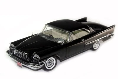 ERTL 1957 CHRYSLER 300C 1/18 DIE CAST W/ 2 CAR KEY BLACK MICHIGAN LICENSE PLATE