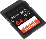 Sandisk 64GB Extreme Pro FS U1 4K HD SD card for Nikon D5600 D5500 D5400 D5300