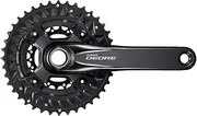 [SHIMANO] FC-M6000-3 Crankset - 170mm, 10-Speed, 40/30/22t, 96/64 BCD, Hollowtech II Spindle Interface, Black